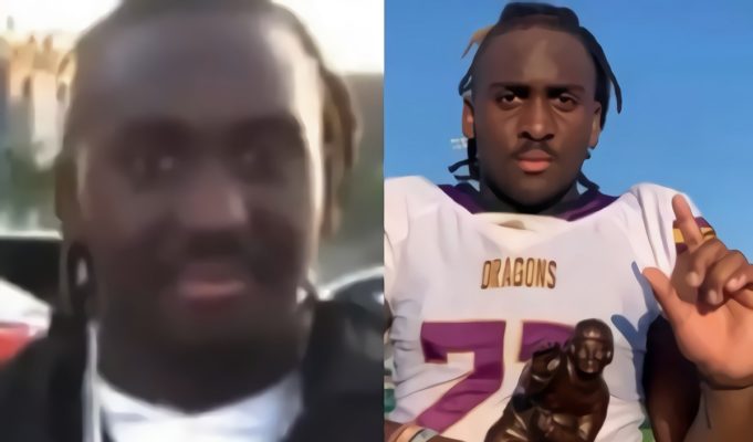 Video: 12 Year Old Football Player with Beard Mustache Who Looks Like Grown Man Goes Viral