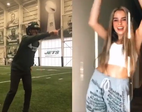Jets Post Video Of Girl Twerk Dancing to Hike At Jets Practice Facility on Tik Tok, Then Delete It