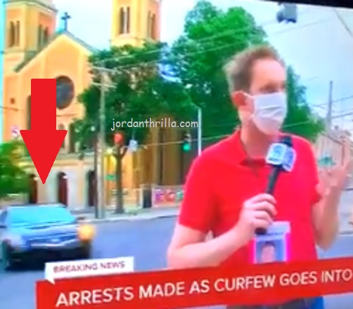 News Reporter Gets Hit with Glass Hennessy Bottle on Live TV in First Drive By Bottle Shooting Ever