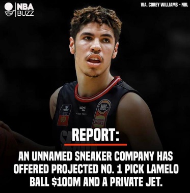 Lamelo Ball and BBB Offered a $100 Million Dollar Sneaker Deal and Private Jet by Unnamed Company