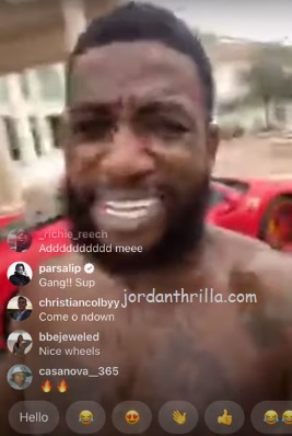 Gucci Mane Disses Tekashi 6IX9INE on Instagram Live While Giving Tour of His Mansion Alligator Pond