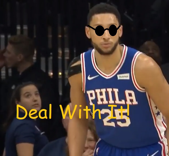 Ben Simmons Makes the First Three Point Shot of His NBA Career in Epic Fashion vs Knicks