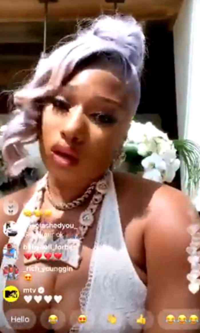 Megan Thee Stallion Got Shot in Both Feet by Tory Lanez and Cries on Instagram Live Talking About It