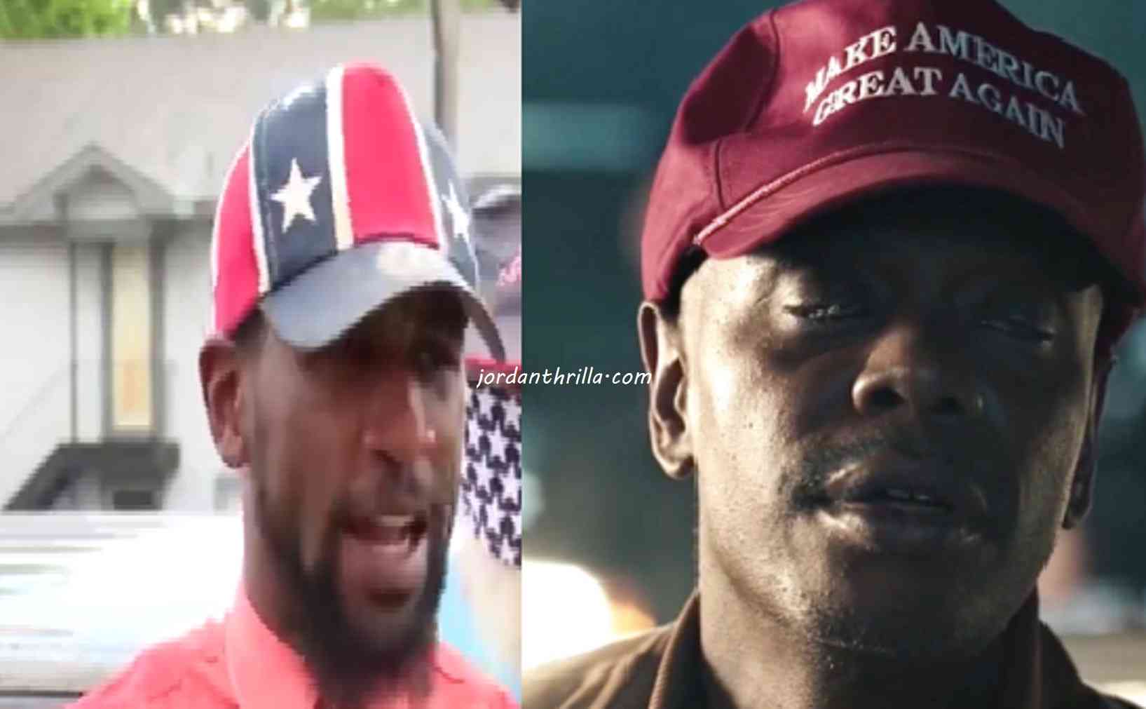 Black Man Named Daniel Sims Supports Confederate Flag On Live News Like a Real Life Clayton Bigsby from Dave Chappelle