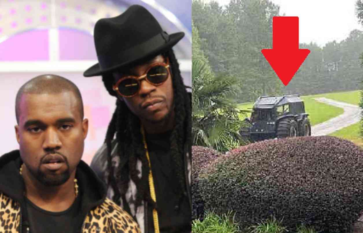 Kanye West Buys 2 Chainz a Russian SHERP ATV Engraved With Bible Message from Proverbs For His Birthday