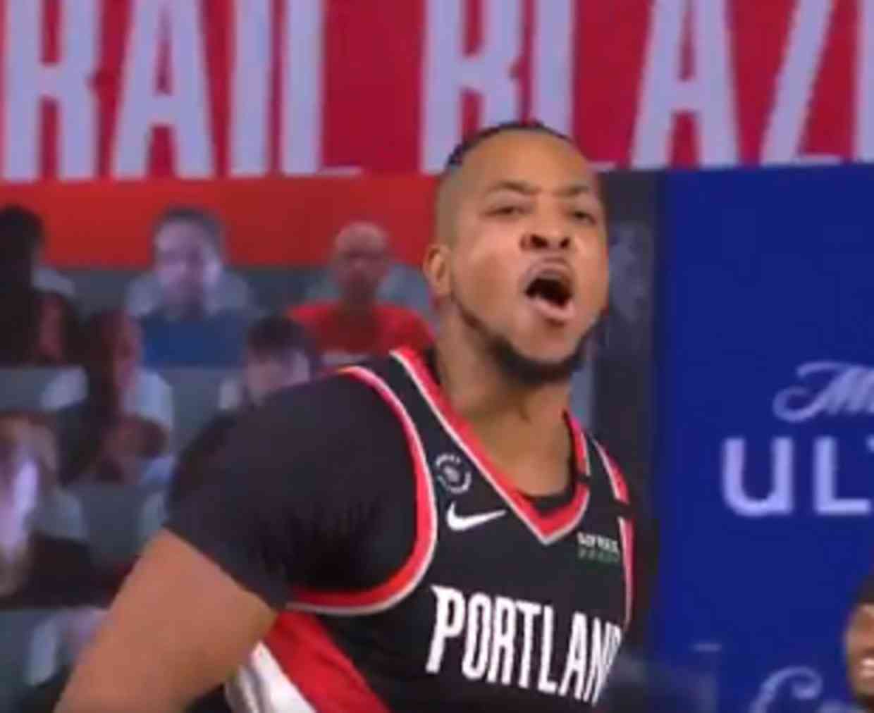 CJ McCollum Yells "He Can't Guard Me, I'm Bad" After Schooling Ja Morant as Blazers Win to Advance to Playoffs