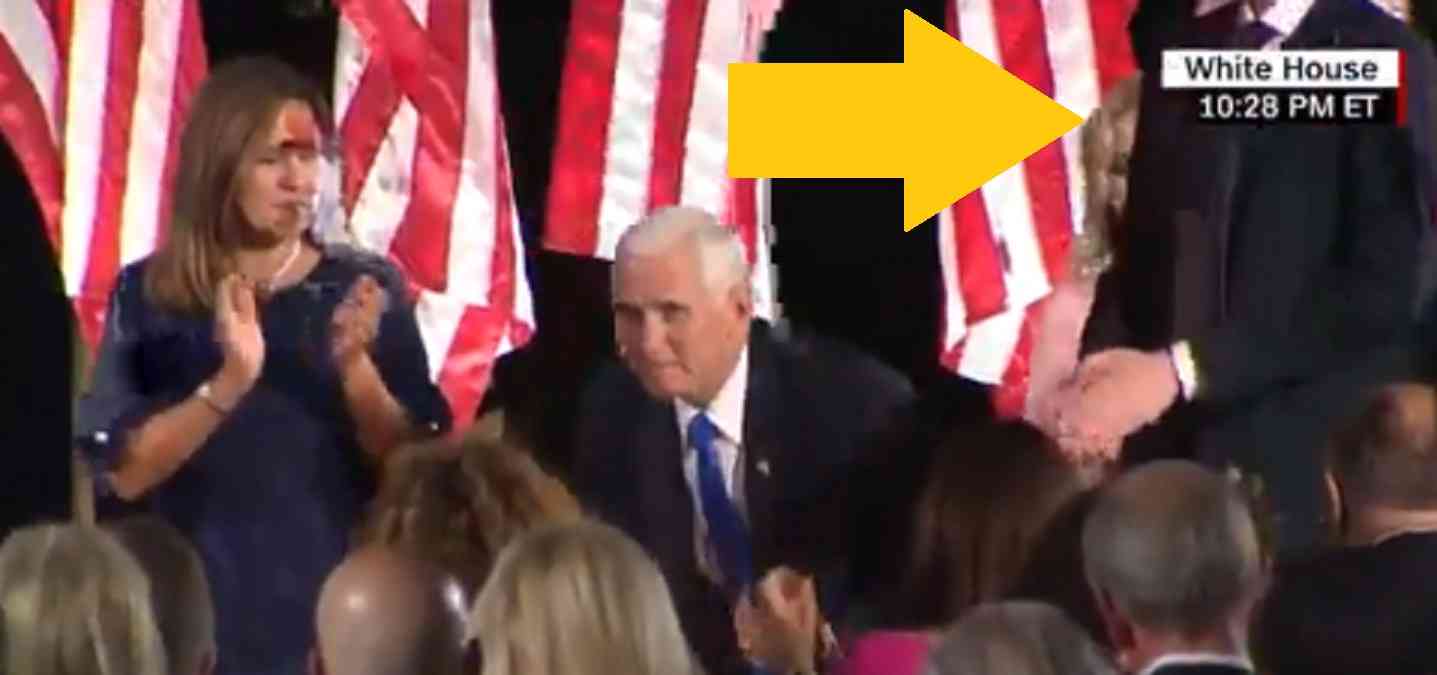 6ft 8in 14 Year Old Barron Trump Standing Next to Mike Pence at Republican National Convention Goes Viral