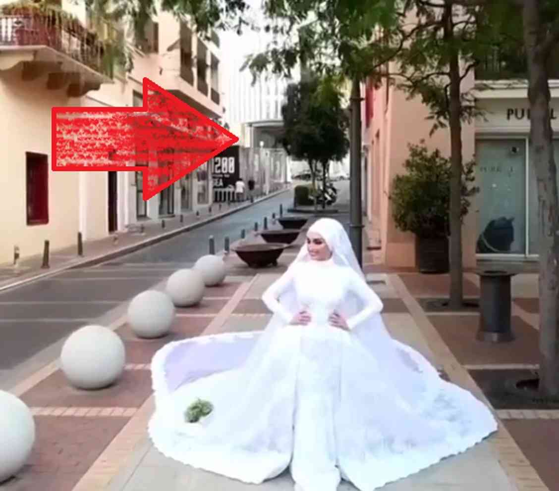 Video of Bride Posing for Wedding Picture as Beirut Explosion Happened in Lebanon Is Scary