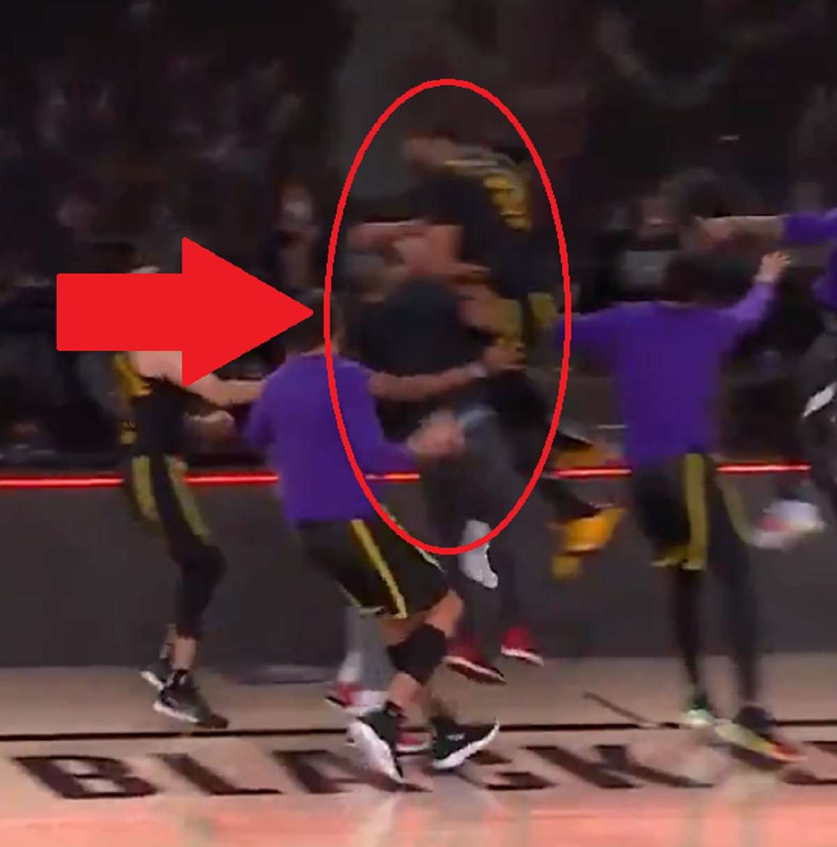 Anthony Davis Collides with Teammate THT in Mid Air: Anthony Davis Almost Knocks Out THT Talen Horton-Tucker While Celebrating Game Winning Shot