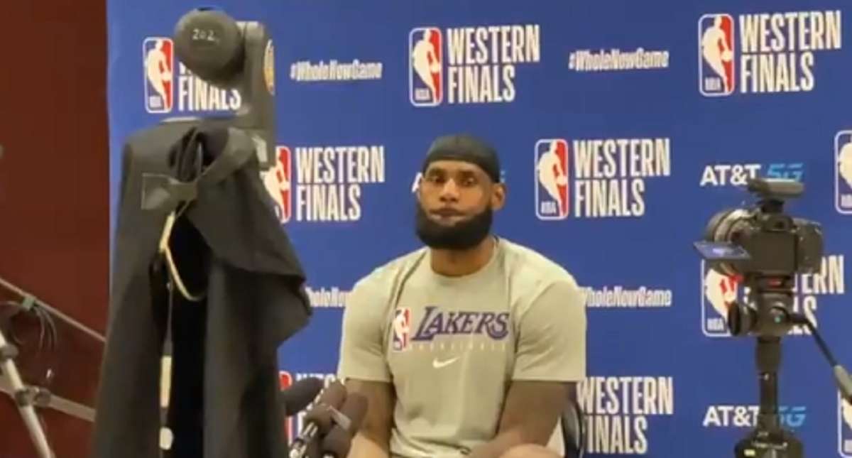 Morgann Mitchell The Only Black Woman In the Room Asks Lebron James about Protecting Black Women After Game 4 Lakers vs Nuggets