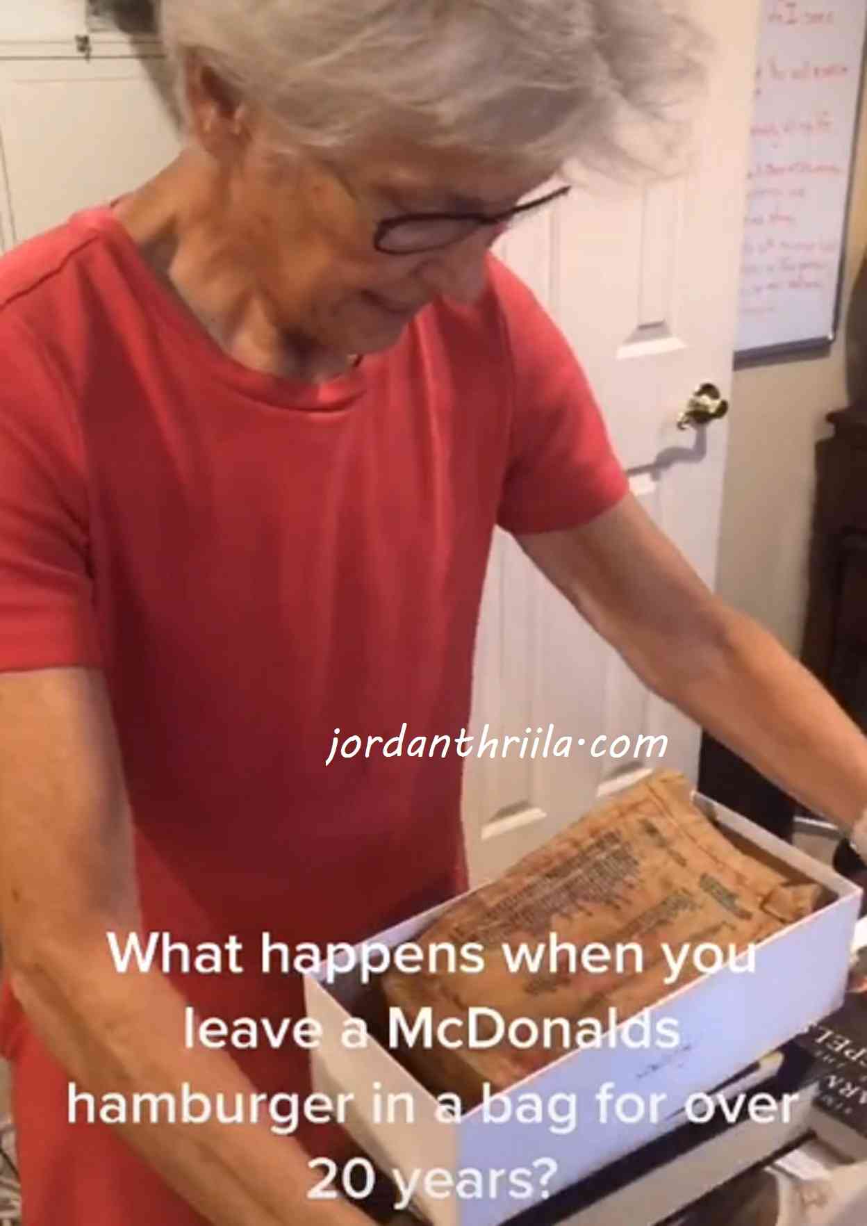 Old Woman Shows 25 Year Old McDonalds Hamburger and Fries in Perfect Edible Condition on TikTok