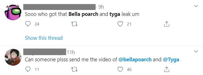 Bella poarch tape