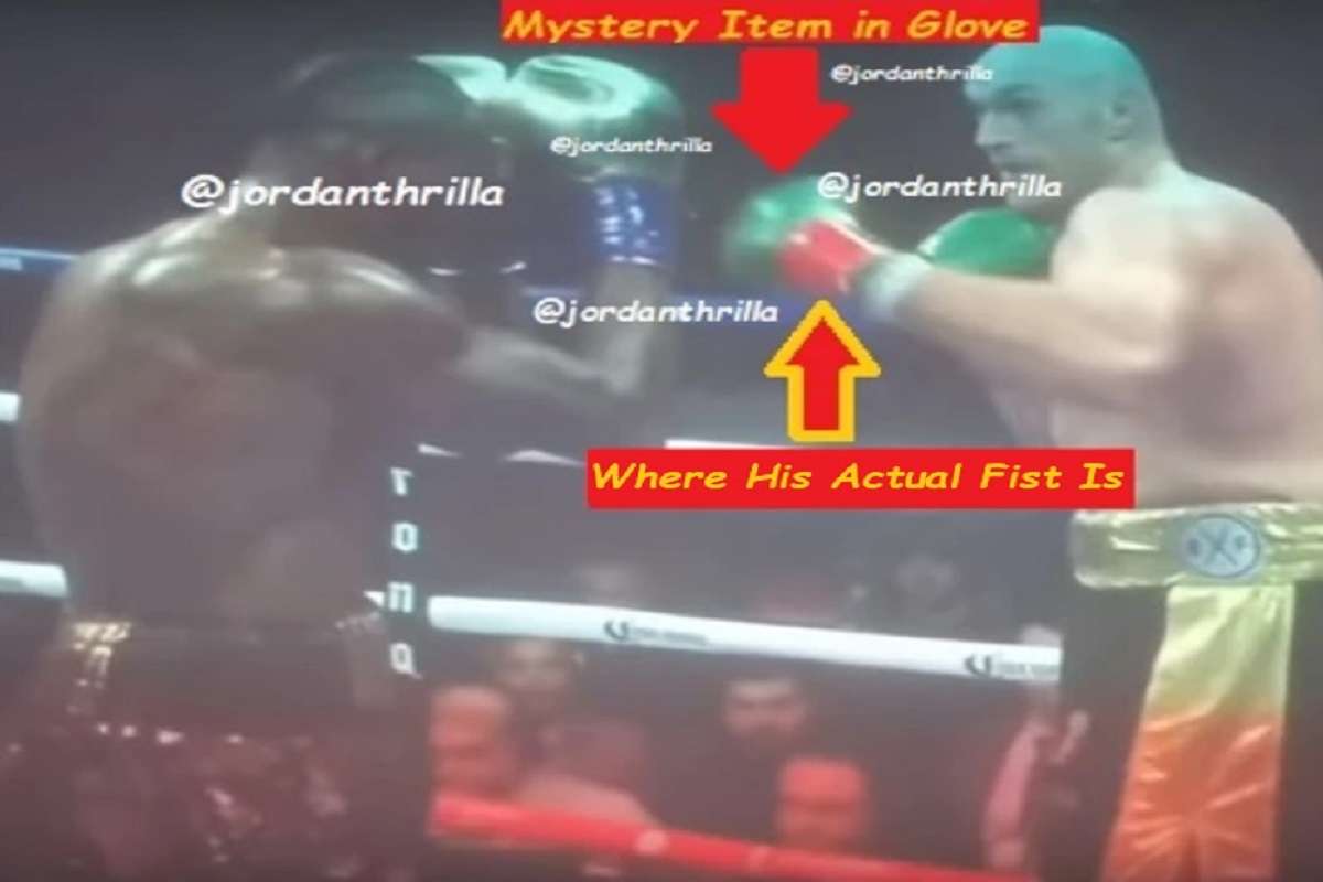 Something in Tyson Fury Gloves to Cheat During Rematch vs Wilder Video Proof Scandal Goes Viral