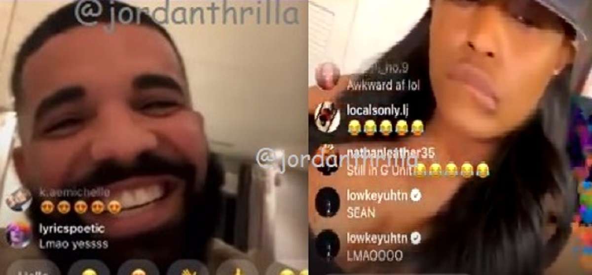 Drake Viciously Curves Jada Fire on Instagram Live After She Starts Flirting While Shooting Her Shot