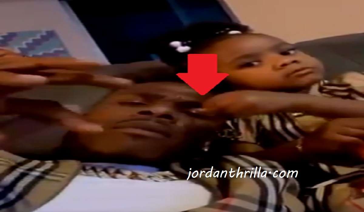 DaBaby Daughter Almost BLINDS Him By Putting Hot Cheeto in his Eye Then Checks His Nose Instead