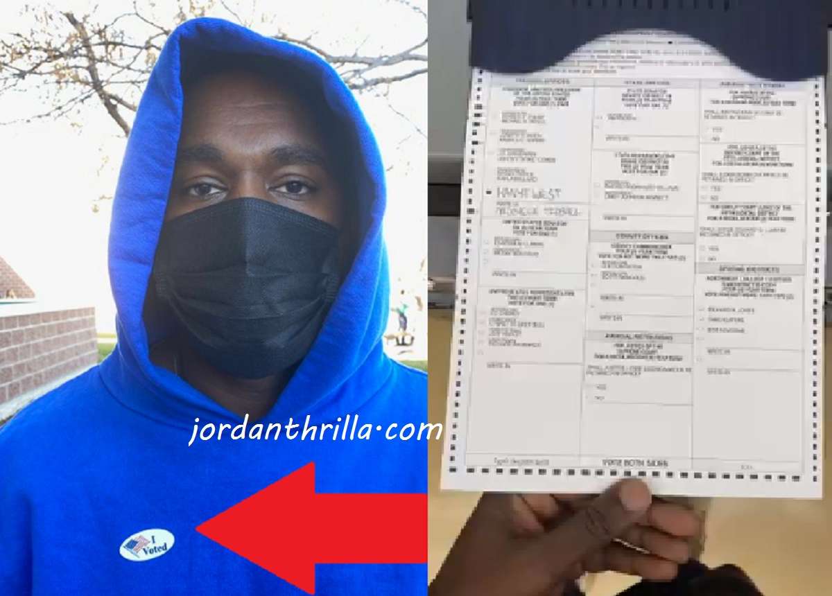 Kanye West Shows His First Voting Ballot EVER in Video and Sends Powerful Message