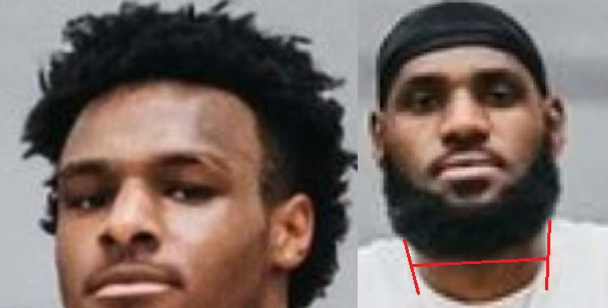 Is Bronny James Taking HGH? New Photo of Bronny James HGH Jaw and Neck Sparks HGH Conspiracy Theory