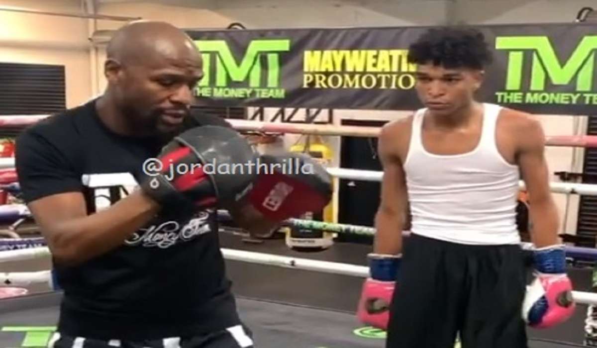 Floyd Mayweather Disowns His Daughter Yaya In New Boxing Training Video With His Son