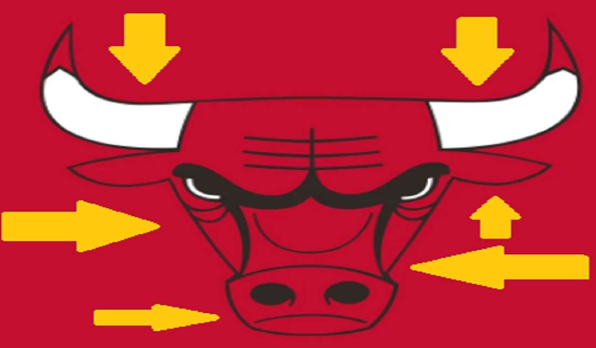 Chicago Bulls Logo turned upside down is actually a Robot making love to Crab ... Proof inside