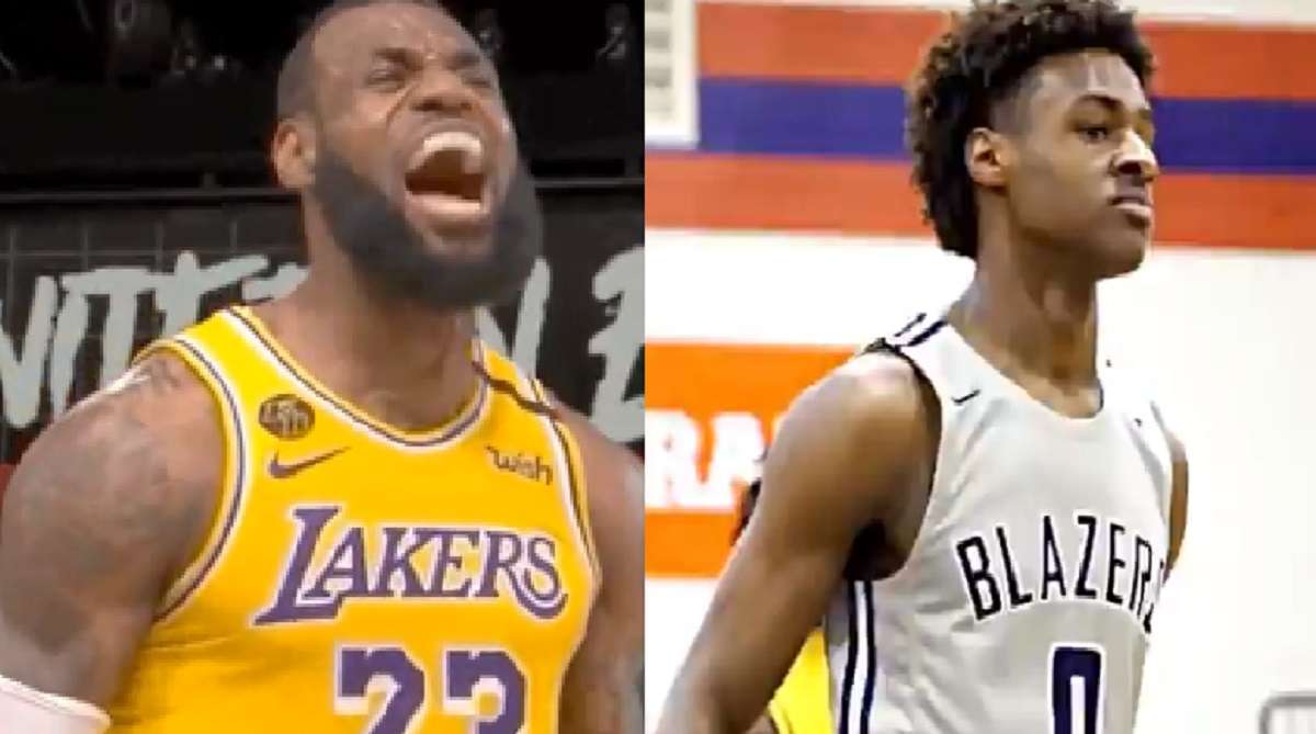 People React to Lebron James and Bronny Playing on Same Team in 2023 After Lebron James 2 Year Contract Extension