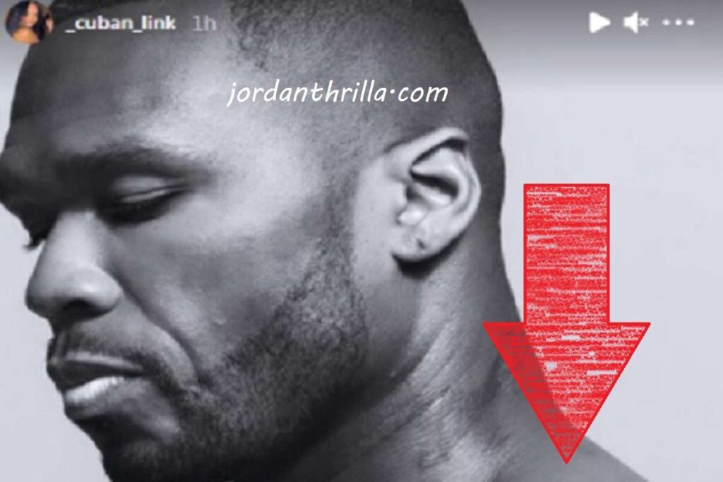 50 Cent Gets Cuban Link Tattoo of Her Face on His Arm