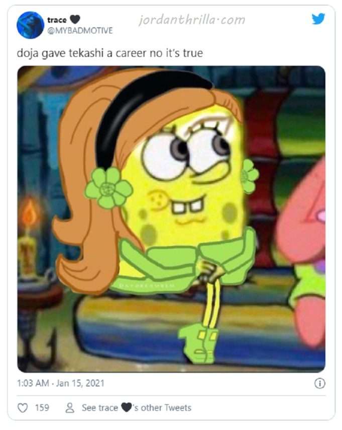"I Want that 69 Without Tekashi" Goes Viral after Doja Cat Disses