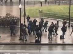 Armed Proud Boys Pull Up on Ohio Statehouse With Guns Causing Panic in Viral Vid...
