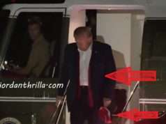 No MAGA Hat and No Tie On Donald Trump Crying As Steps Off US Marine One Helicop...