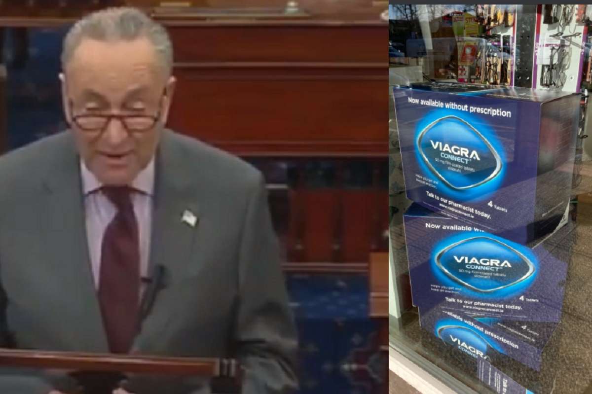 Viagra Trump Goes Viral After Senator Chuck Schumer Talks About Donald Trump Inciting "Erections" In Trump Supporters