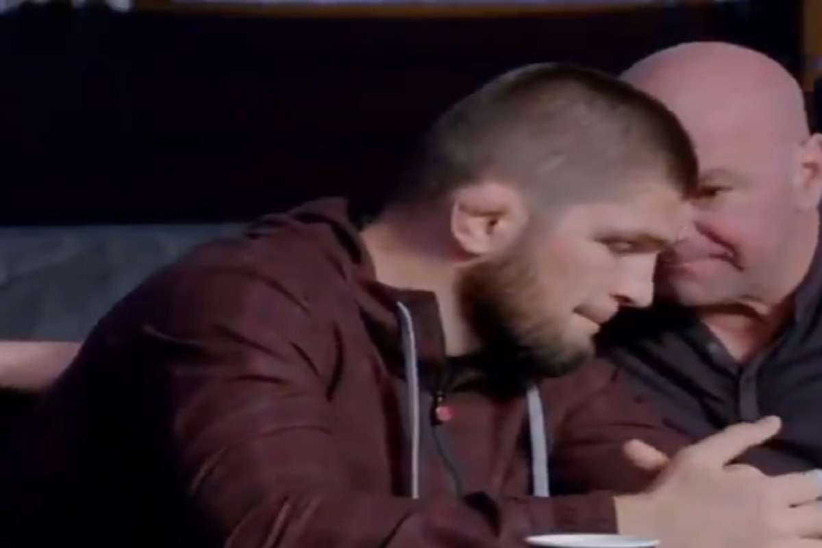 People React to Khabib Reacting to Dustin Poirier Knocking Conor McGregor at UFC 257 After Dana White Pitched a Rematch Thinking He Would Win