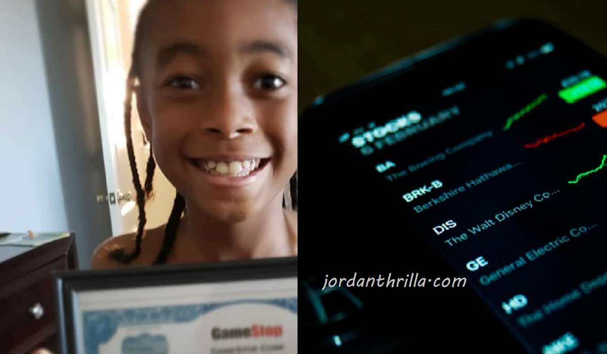 10 Year Old Black Kid Jaydyn Carr Becomes Rich After Selling Gamestop Stocks Thanks to r/WallStreetBets Increasing Gamestop Share Price