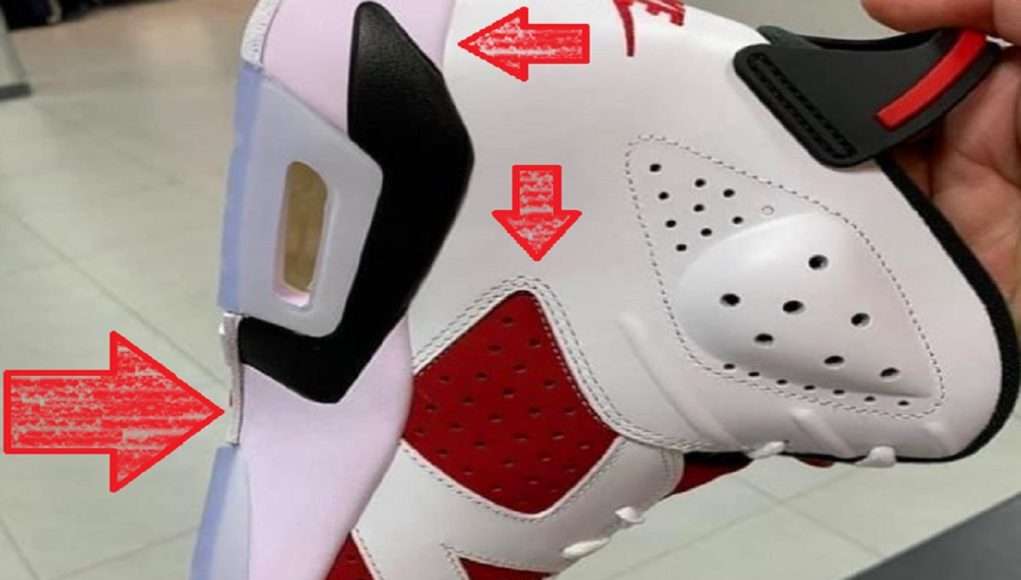 defective jordan 6 carmine