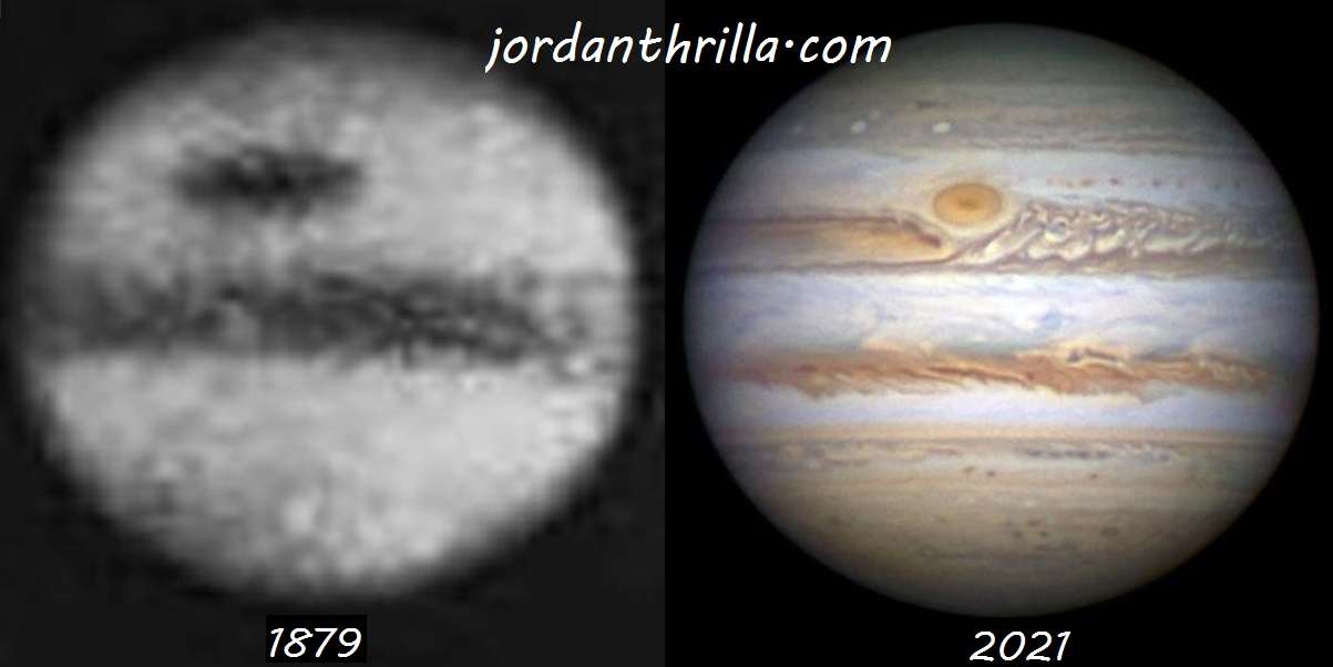 Jupiter In 1879 vs Jupiter in 2021