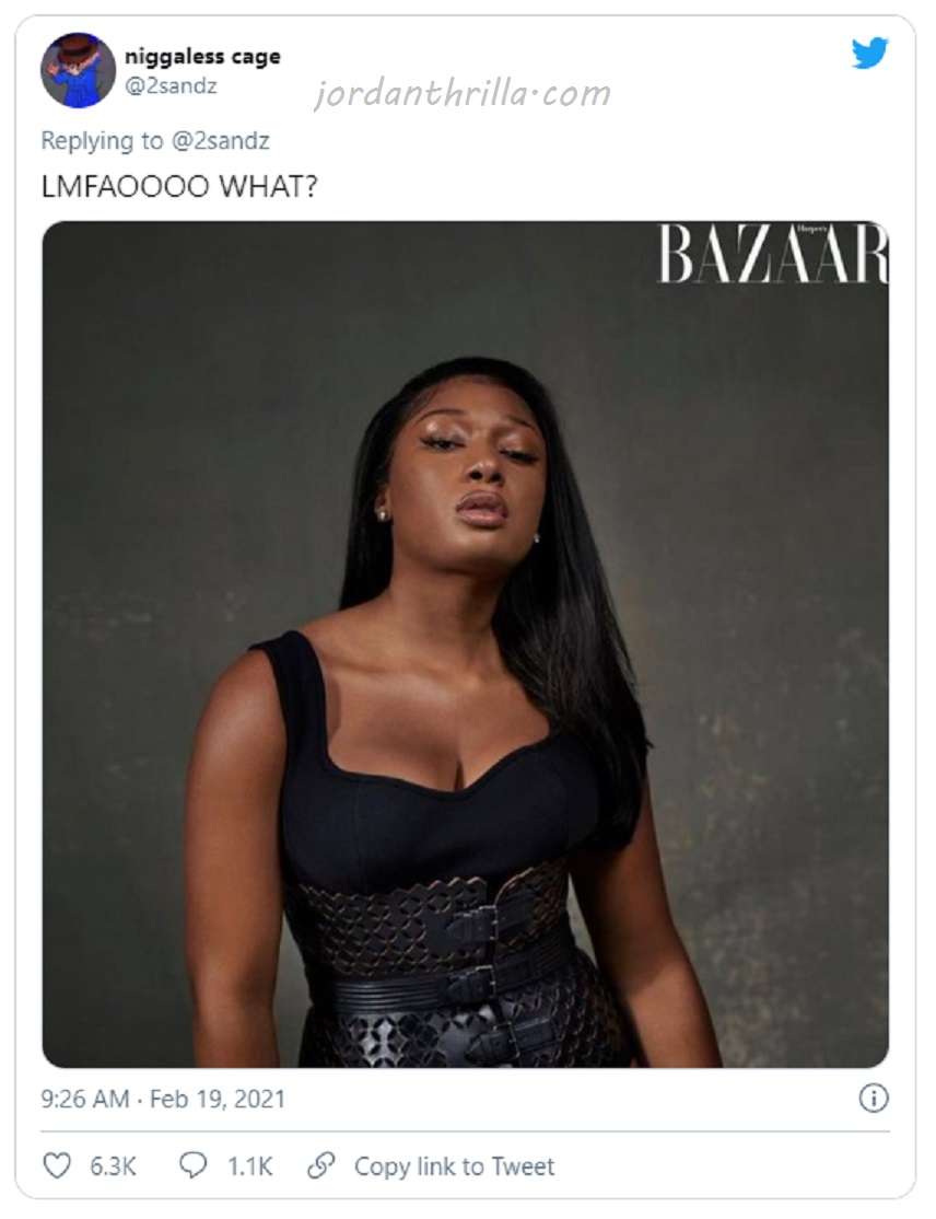 Reaction to Megan Thee Stallion's Randy Orton WWE Wrestler Looking Photoshoot Picture from BAZAAR