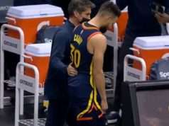 Stephen Curry is Seriously Sick and Had to Be Taken Off the Court During Warrior...