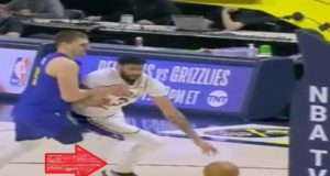 The Moment before Anthony Davis Achilles injury