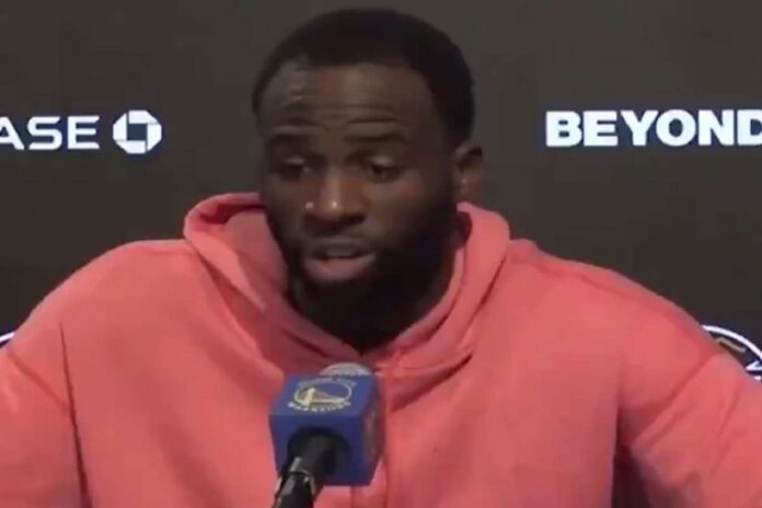 erfegergegergeageag-3 visual of Draymond Green speaking about Andre Drummond