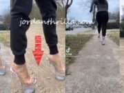 TikTok User Felicia Monique Reveals Different Levels of Running in "Pleaser Heels" in Viral Video