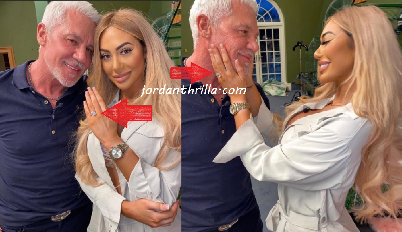 Chloe Ferry Engaged to Wayne Lineker and showing off engagement ring