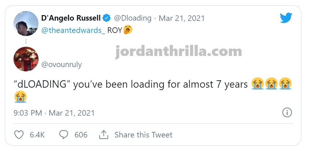 People React to D'Angelo Russell's Tweet About LaMelo Ball Broken Wrist Injury and Anthony Edwards Being Rookie of Year