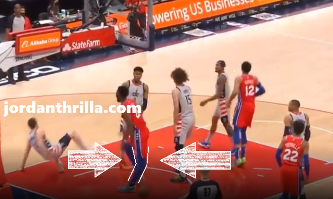 Joel Embiid Tears His ACL. Joel Embiid Bends Knee Backwards After Dunking on Garrison Matthews