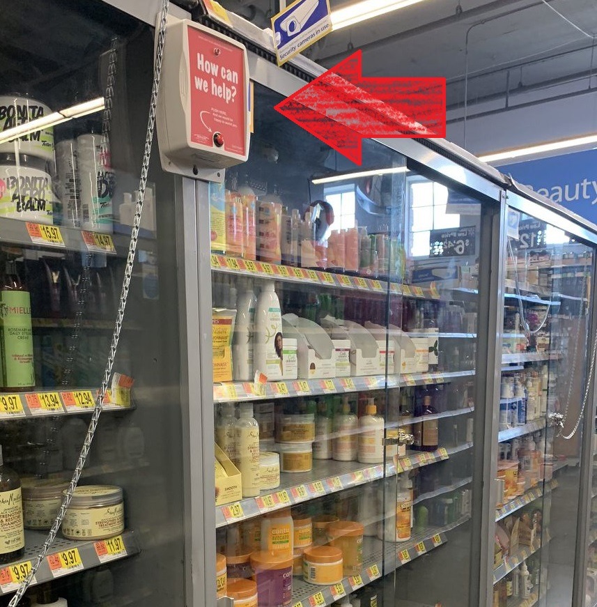 Centennial Colorado Walmart Black hair care aisle sparking theory that Centennial Colorado Walmart is Racist Towards Black People due Ethnic Beauty Aisle Policy Controversy