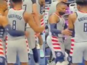 Russell Westbrook Coaching Rui Hachimura During Wizards vs Jazz Goes Viral