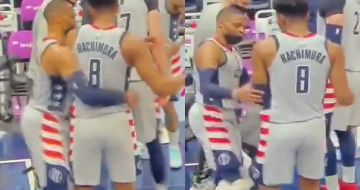 Russell Westbrook Coaching Rui Hachimura After He Turns Ball Over During Wizards vs Jazz Goes Viral