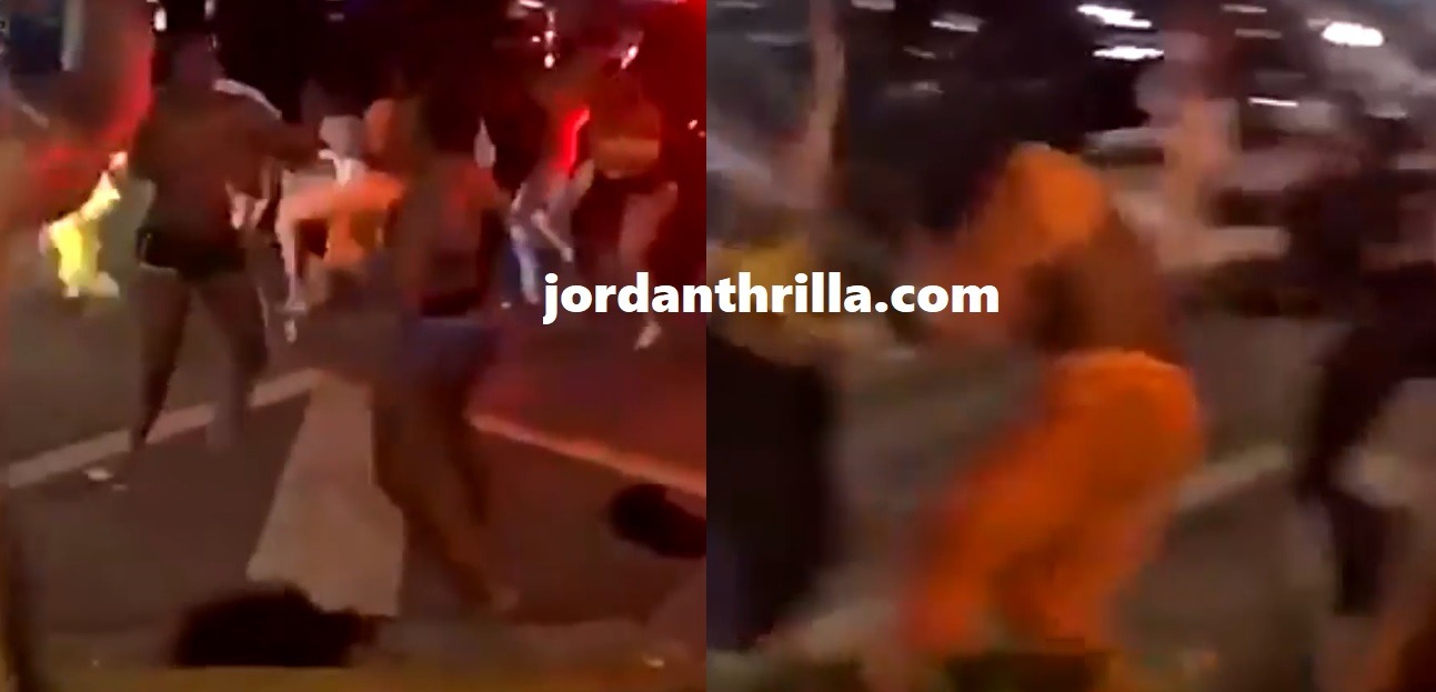 Video: Massive Street Fight at Miami Beach Spring Break Between Women Blocks Traffic on Busy Road
