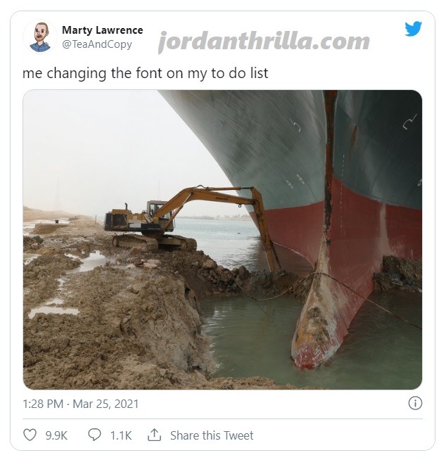 Egypt Suez Canal Memes Go Viral After Evergreen Cargo Ships Gets Stuck Inside It