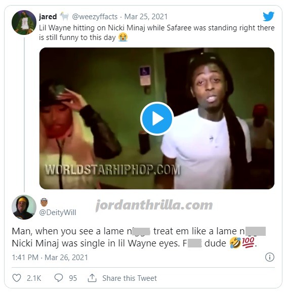 Video of Lil Wayne Hitting On Nicki Minaj In Front of Safaree Standing Right There Starts Roast Session on Twitter