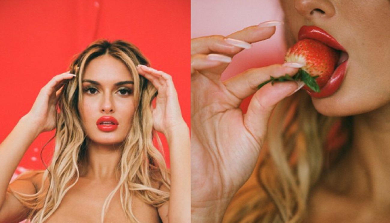 Woman Who Flashed World Series Julia Rose Heats Up Social Media Again in Viral "Handful" Post