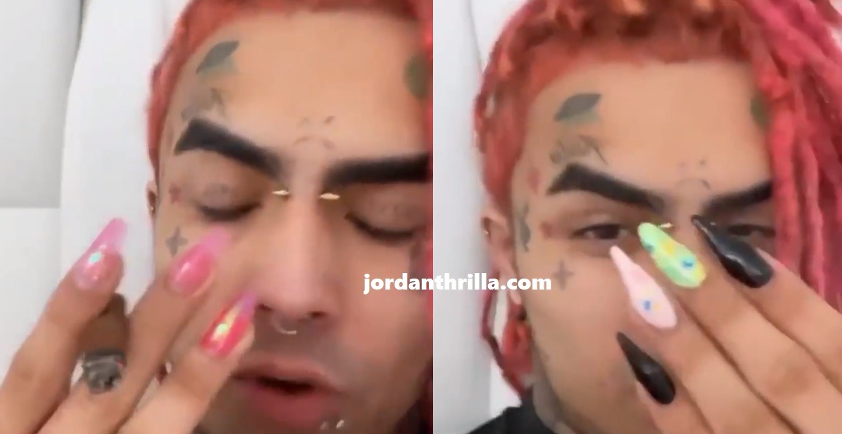 Lil Pump Large Feet Go Viral After Lil Pump's Nails Painted Video