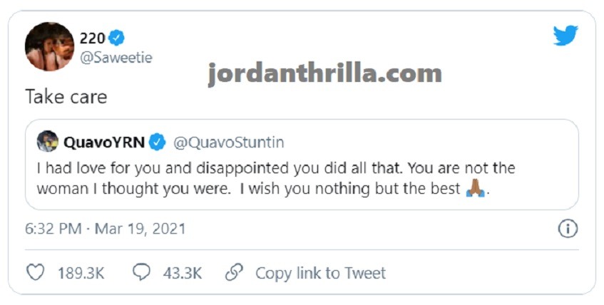 'Quavious' Trends as Women React to Quavo Gaslighting Saweetie The Reason He Cheated On Her In Disrespectful Way. Quavo Quavious tells Saweetie 'You are not the woman I Thought You Were'